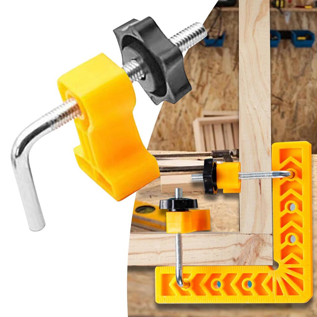 90 Degree Clamp,Woodworking Tool Corner Clamp Right Angle Square for Shelves
