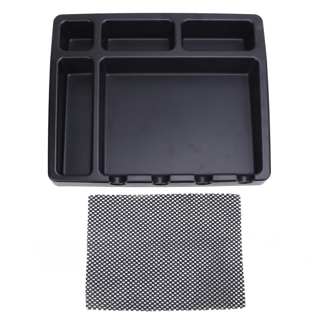 Barber Organizer Tray with 4 Notches Anti Slip Mat Haircut Tools Keeper Clipper Guard Holder Organiz