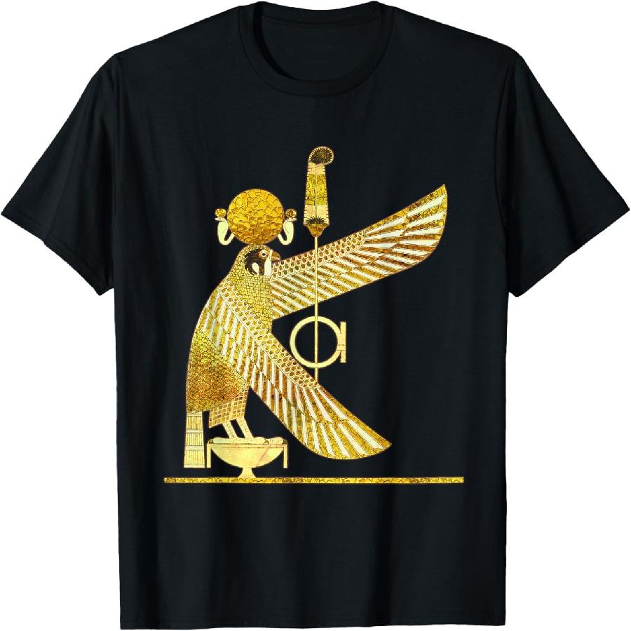 

Ancient Egypt Winged Falcon Bird Sun God Ra Sky Pharaoh T-Shirt XXXXXL чорний
