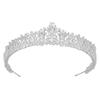 New Elegant Charm Bridal Crown Headpiece Korean Diamond Crown Wedding Hair Accessories