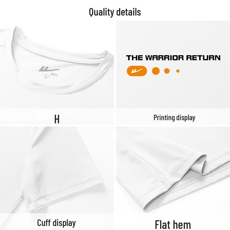 Warrior Men's Quick-Dry Round Neck T-Shirt