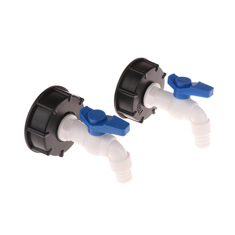 IBC Tankadapter 1/2 3/4 Zoll Kunststoffhahn Ersatzventil 60 mm Grobgewinde Import Gartenwasseranschlüsse Ablaufadapter