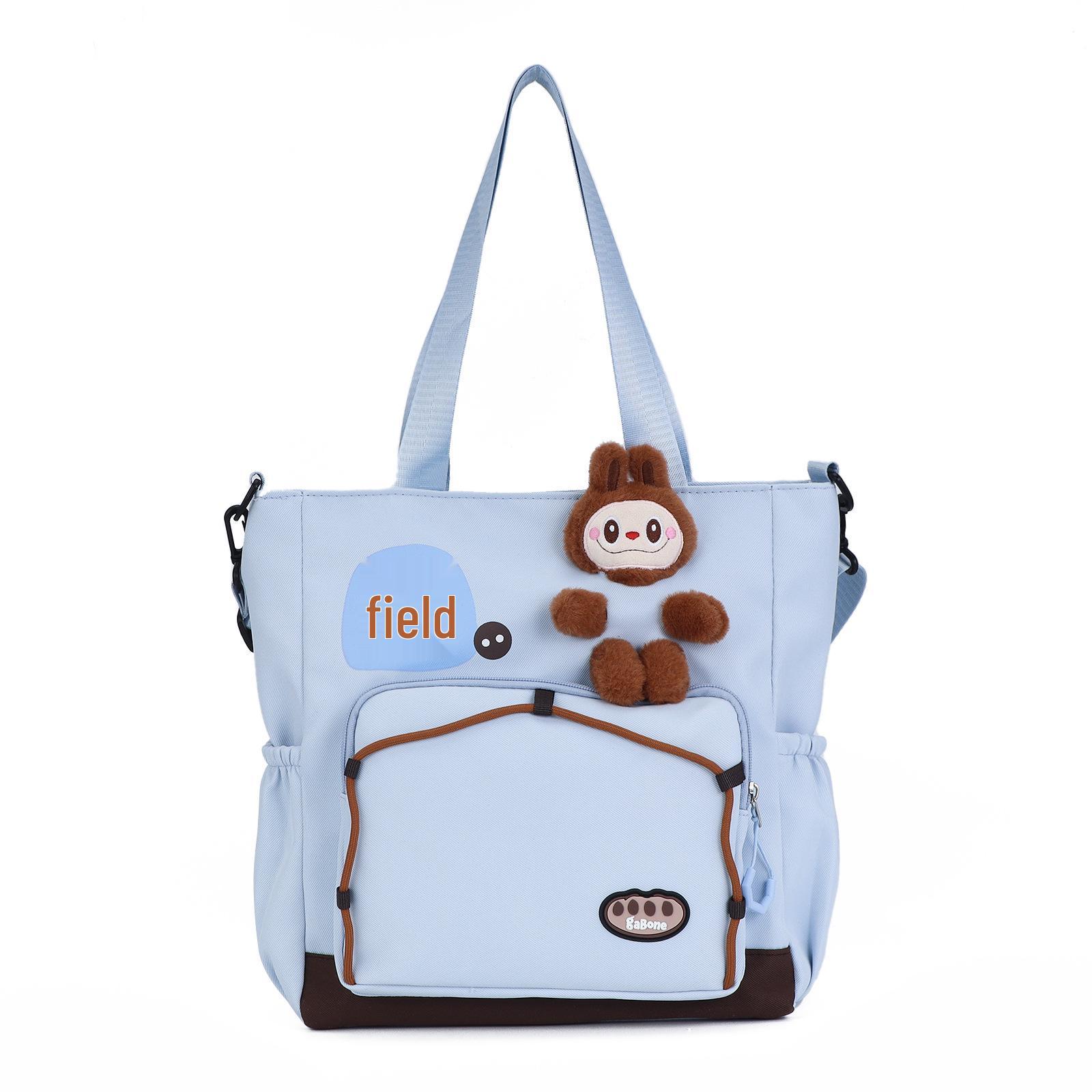 

2025 Stylish Handheld & Crossbody Mommy Bag - Women s Large Capacity Shoulder Bag for Baby Essentials синій