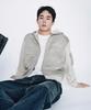 Shift G Woven Mix Hood Zipup Beige
