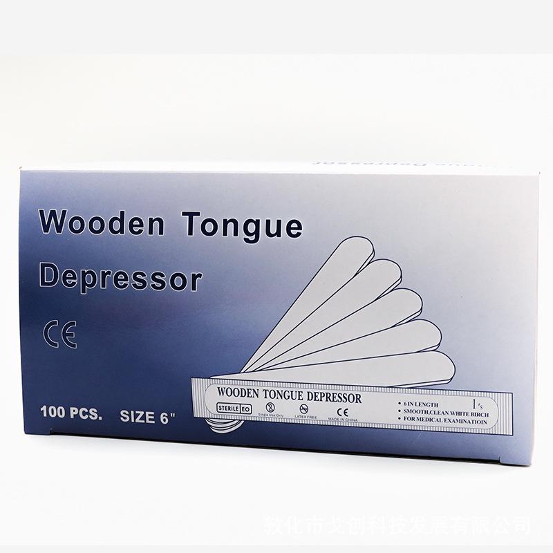 Individually Packaged Wooden Beauty Applicators: Wax Spatulas, Stirring Sticks, Tongue Depressors, Tattoo Tools.