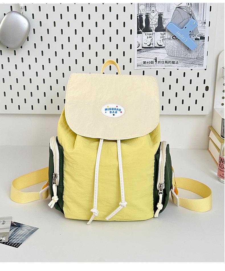 Schoolbag Japanese Casual Schoolbag for Girls Junior High School Students Cute and Lightweight Travel Small Backpack for Girls High School Students