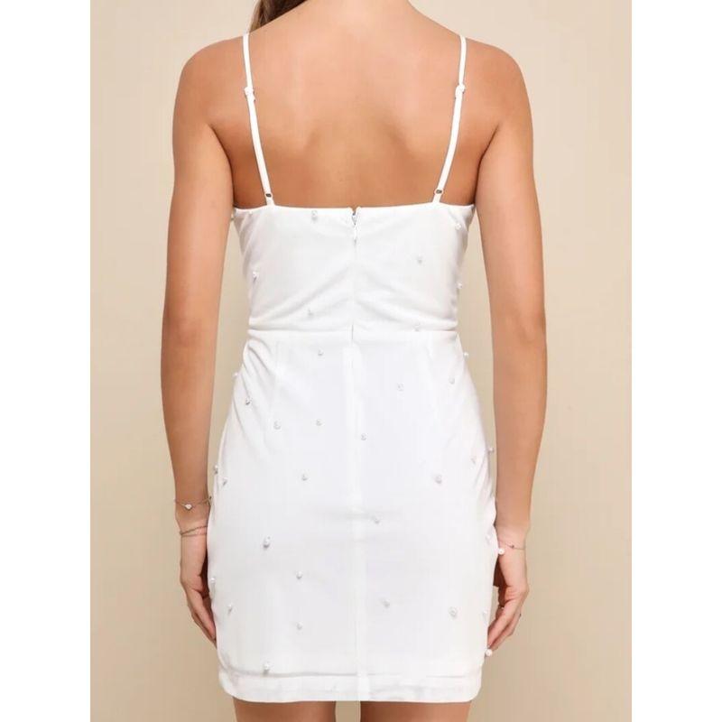 Export Single Lu Jia Straps Tulle Elegant Elegance Fashion Heavy Industry Pearl Slim Looking Sexy Stylish Hip Bag Dress