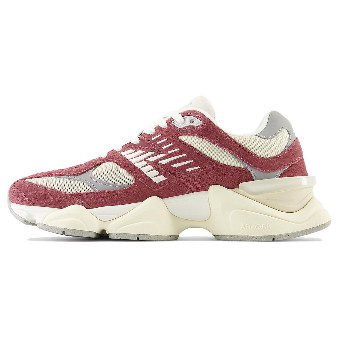 Кроссовки унисекс New Balance 9060 Washed Burgundy Красный Сланцево-серый Ангора U9060VNA 43