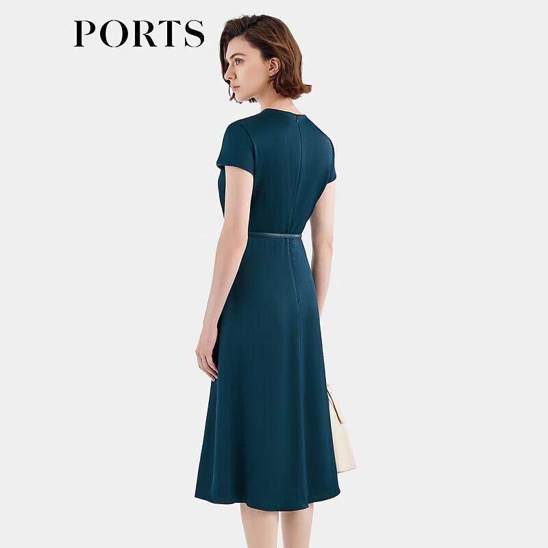PORTS Women's V-Neck Knit Midi Dress