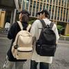 Japanese Ins Fashion Brand Light Solid Color Backpack Korean Girl All-matching Travel Casual Simple Schoolbag