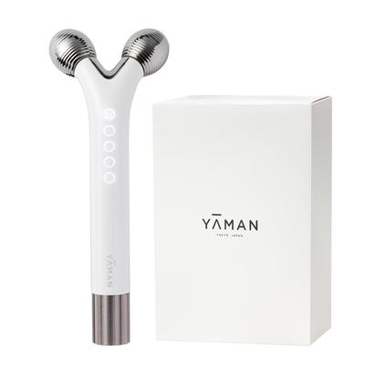 YA-MAN WAVY mini Dispositivo di Bellezza Facciale con Rullo EMS EP16WAM Bianco (Include adesivo) [Esclusiva Amazon.co.jp]