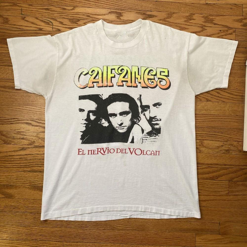 Vintage Caifanes Band Tour 2024 White Shirt Unisex Unisex T-Shirt S