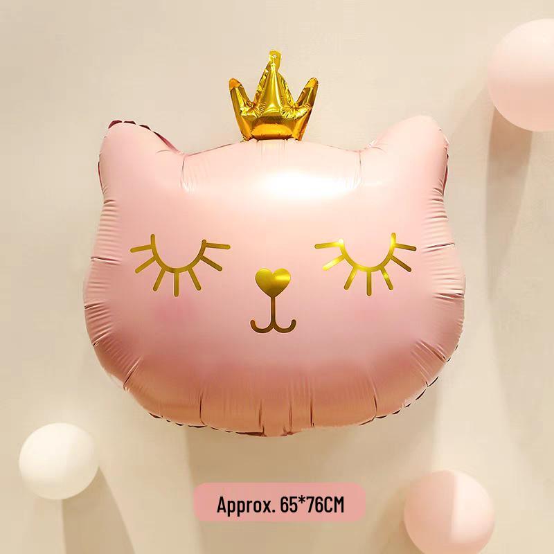 Dinosaur & Forest Animal Balloon Arrangement for Children's Party: Lion, Rabbit, Tiger Decor