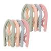 4 Colors Travel Hangers Set 4/8Pcs Folding Clothes Hangers Portable Plastic Clothes Hanger Set Multi-functional Hanging Rack