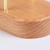 Desk Wooden Business Card Display Stand Wood Business Card Holder For Postcard Holder For Office Home Desktop
