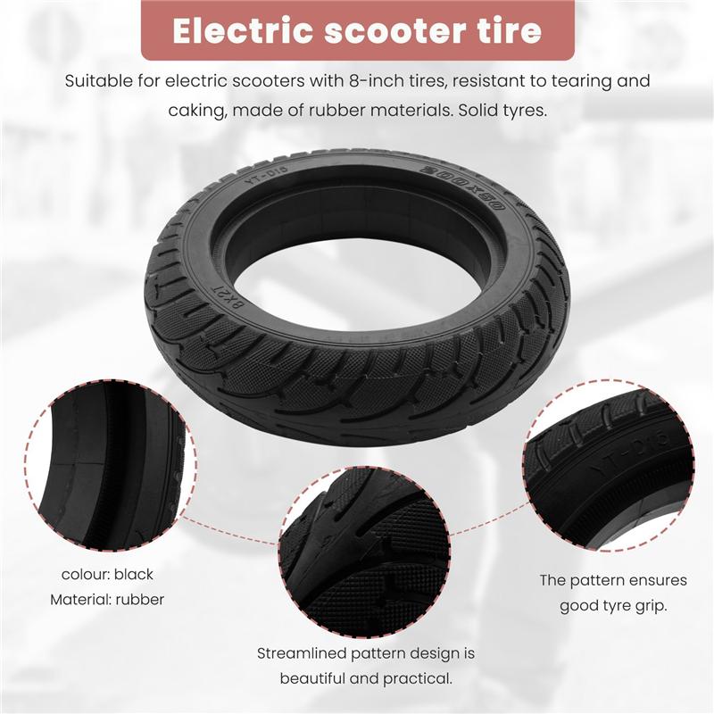 8 Inch Electric Scooter Tire 200X50 Solid Tire Rear Tire For Speedway RUIMA Mini 4 PRO-A87Q