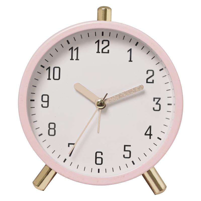 European Minimalist Children's Silent Quartz Alarm Clock