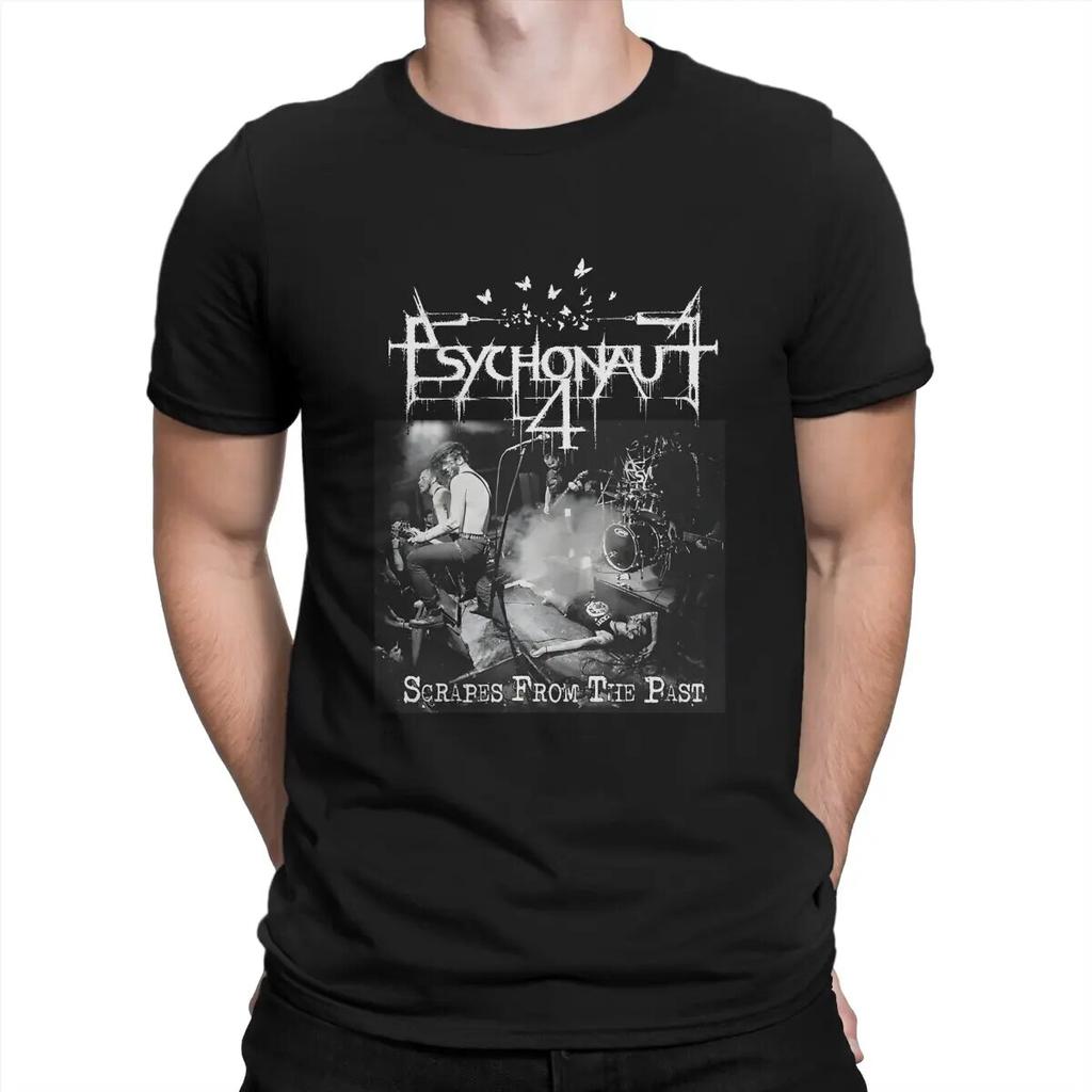 Scrapes From The Past T Shirts Unisex  100% Cotton Cool T-Shirt Crew Neck Psychonaut 4 Tee Shirt Short Sleeve Clothes New Arrival