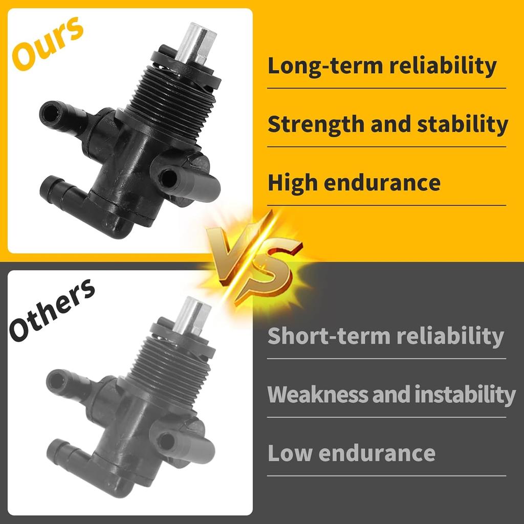 KIPA Gas Fuel Shut-Off Petcock Valve Switch 7052161 For Polaris Sportsman 335 325 330 400 500 600 700 3-Way Petcock Valve Switch