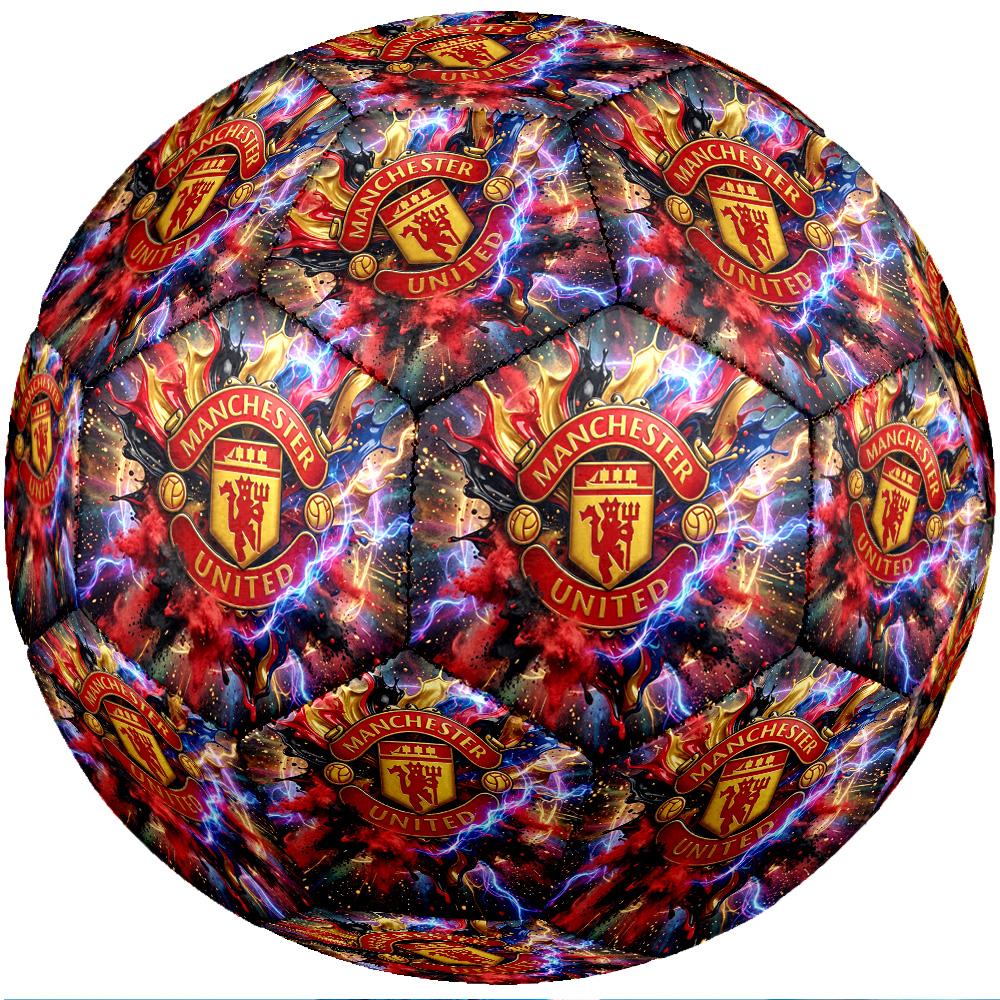 Manchester United Theme soccer ball Size 5 Soccer Ball Soft Touch Professional Training Football for Outdoor Sports
