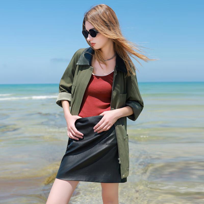 

Sancai 2025 Autumn Casual Lapel Pocket Workwear Jacket