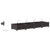 Garden Planter Set 4 pcs Brown 160 x 40 x 22 cm Plastic