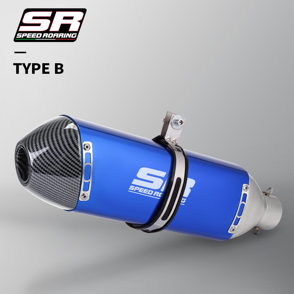 Universal Escape Moto 51mm Motocross Muffler Pitbike ATV Scooter For CRF150F CRF250F EXC WR450 RC390 S118