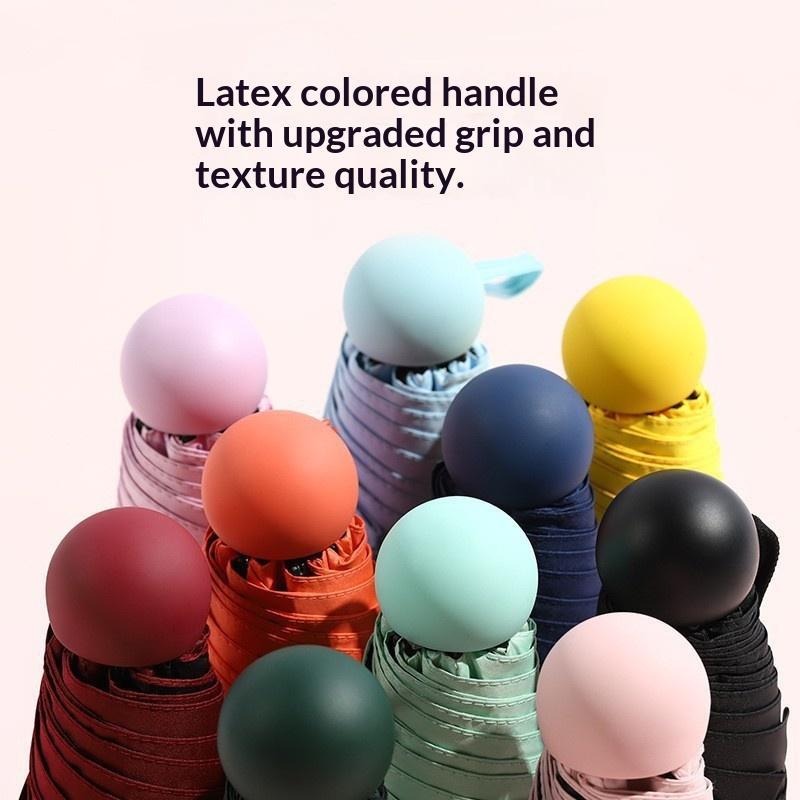 Mini Pocket Foldable Umbrella UPF 50+ UV Protection Waterproof Windproof Parasol for All Weather Use