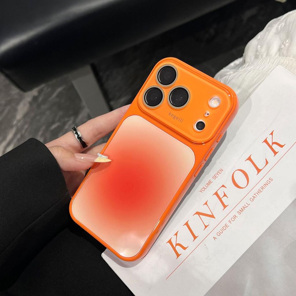 Seconds Become Larger, the Window Gradually Changes, Smudging iPhone17proMax Mobile Phone Case Is Suitable for Apple 16 All-inclusive Protective Case
