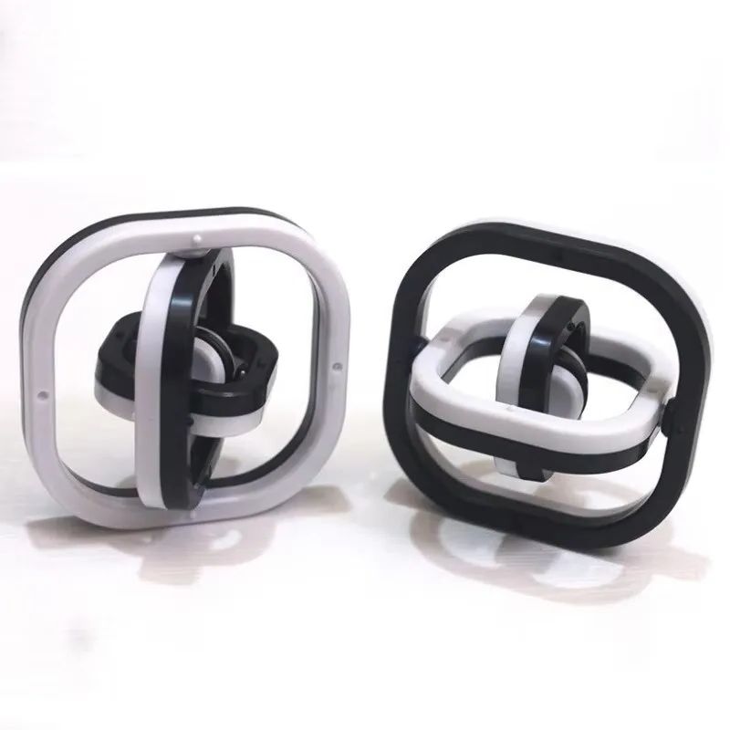 New Fidget Toys 3D Flip Finger Spinner Fingertip Gyro Stress Relief Autism ADHD Sensory Gift for Kids Adults Hand Top Fingers