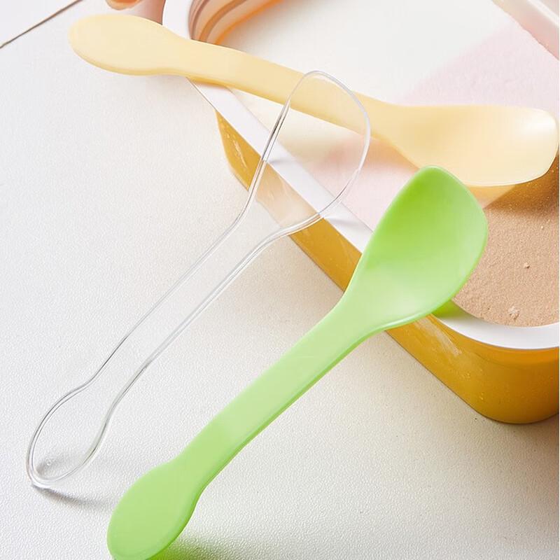 Disposable Individually Wrapped Ice Cream Spoons