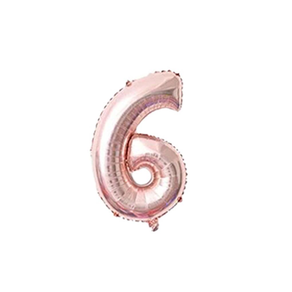 Party Balloon Aluminum Foil Number Balloon Wedding Birthday Party 16-inch Decoration