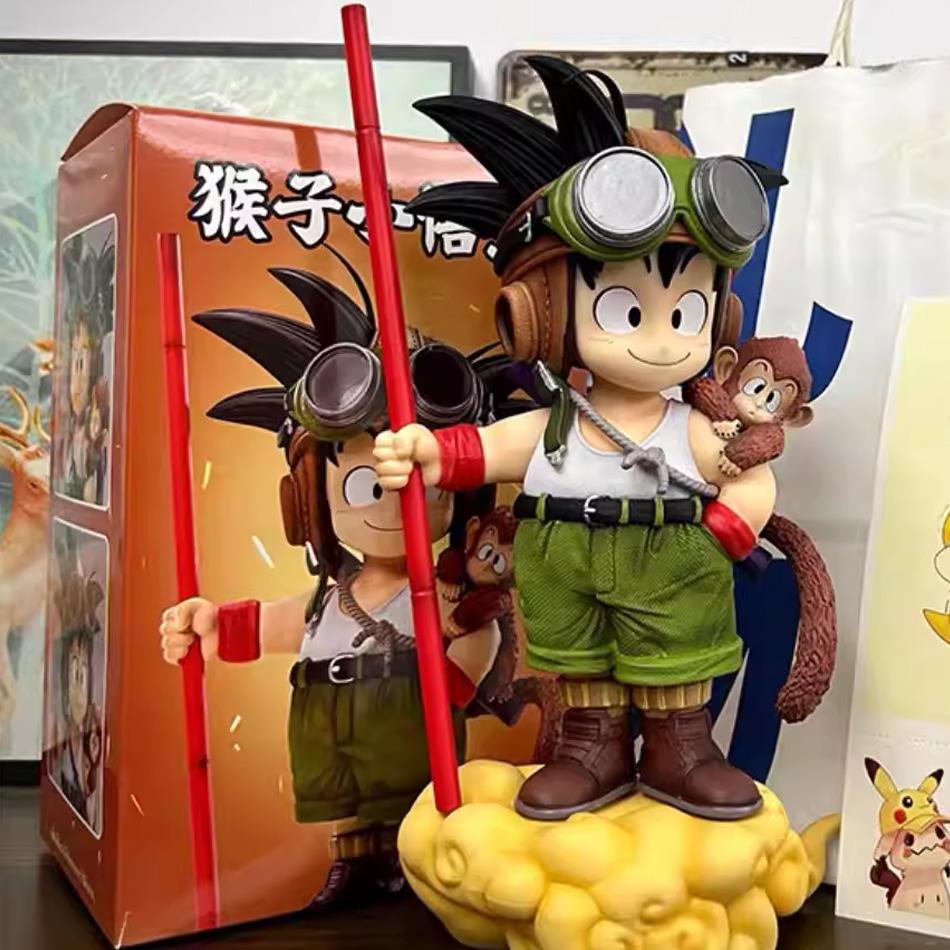 Son Goku Light Lamp Model Kakarotto Kamehameha Wave Magnetic Ornament Anime Action Figure Collectible Gift