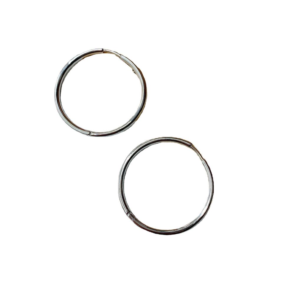 Metal Exaggerated Circle Earrings Women'S Wind Cold Wind Simple Earrings Niche Design Sense Personalized Earrings