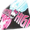 Monster high [J5482] – Fleecedecke „Monster High“ rosa blau schwarz