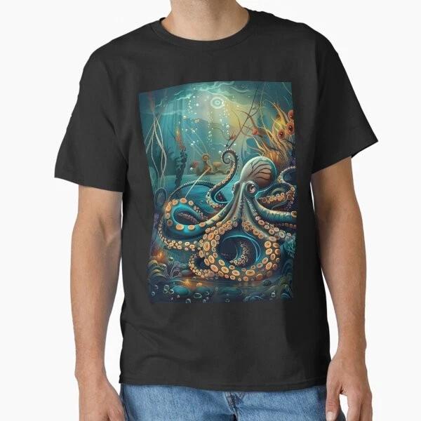 Underwater Clockwork Kingdom Classic TShirt Made In UsaAus TShirt S2xl S
