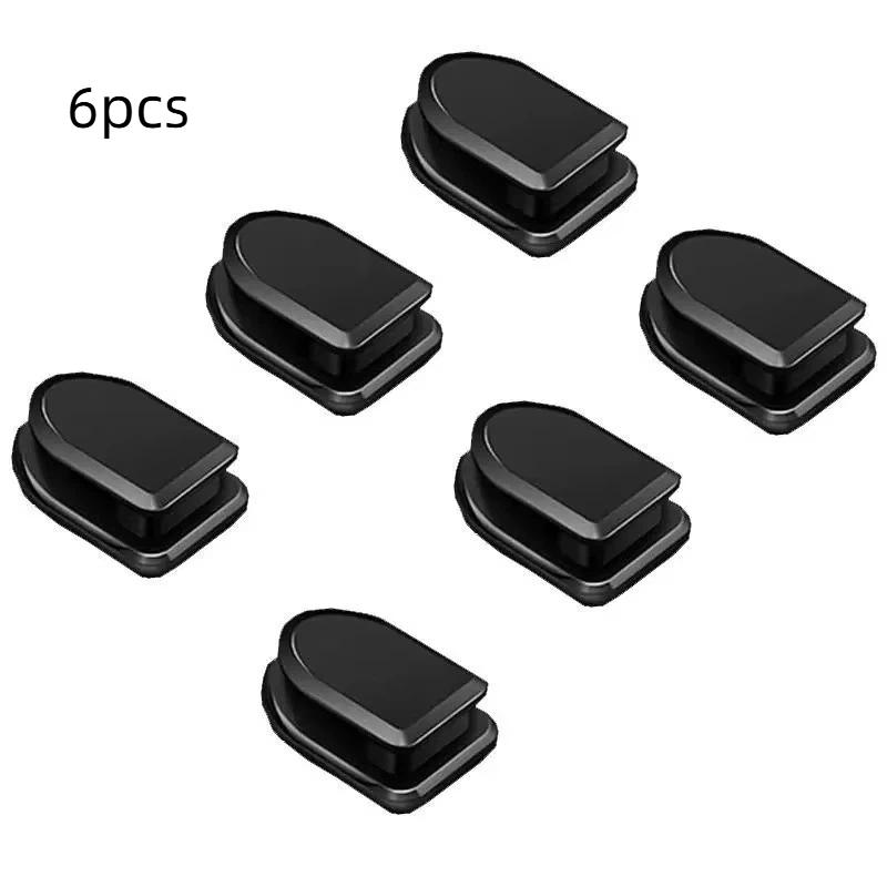 

New Car Hooks Organizer Storage for USB Cable Headphone Key Storage 1/2/6Pcs Self Adhesive Wall Hook Hanger Auto Fastener Clips