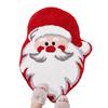 Yousheng Christmas Bathroom Rug Mat Xmas Tree Santa Clauds Shape Design Water Absorbent Floor Mat Home Decor for Kitchen Living Room Bathroom