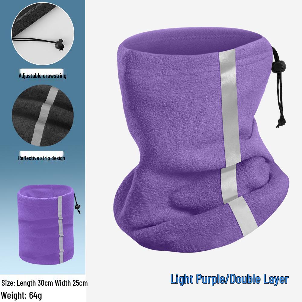 Adjustable Multifunctional Neck Warmer: Windproof Skiing & Cycling Gaiter for Autumn & Winter