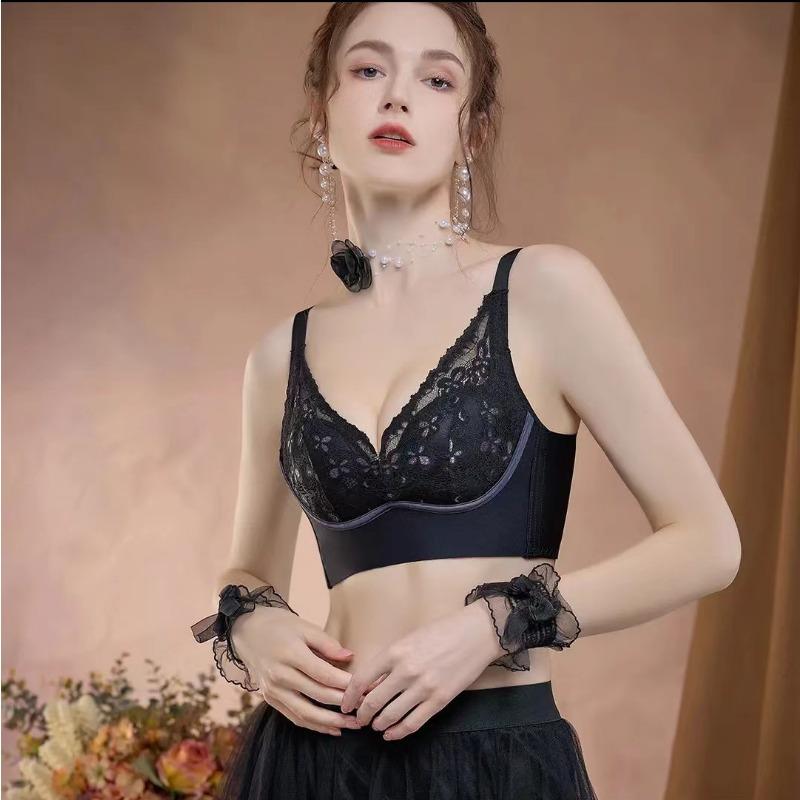 Unterwäsche weiblicher Nicht-Stahl-Ring gesammelt sammeln Vize-Brust verstellbarer BH