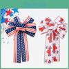 Beautifully Crafted Independence Day Bow Decorations Featuring Charming Star Motifs