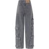 Adidas Originals WASHED Casual Pants Unisex Granite Gray KD4323