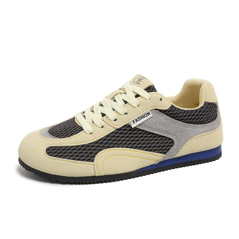 Mesh German Training Shoes Women's 2025 New Summer Niche Versatile Breathable Flat-soled Forrest Gump Shoes Lightweight Casual Sports Shoes