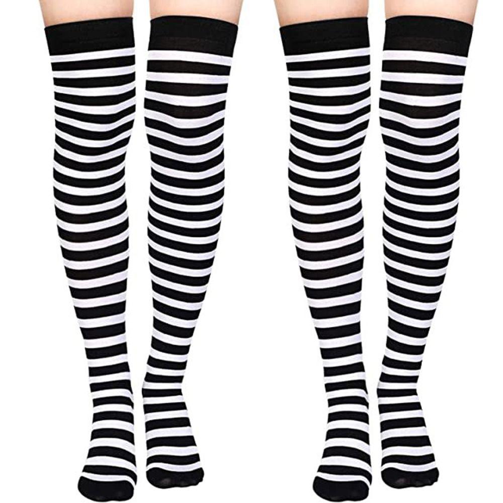 Japanese Style Over Knee Socks Absorb Sweat Knee Thigh High Socks  Festival Supplies