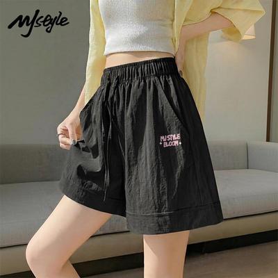MJ STYLE Women's Wide-Leg Athletic Shorts