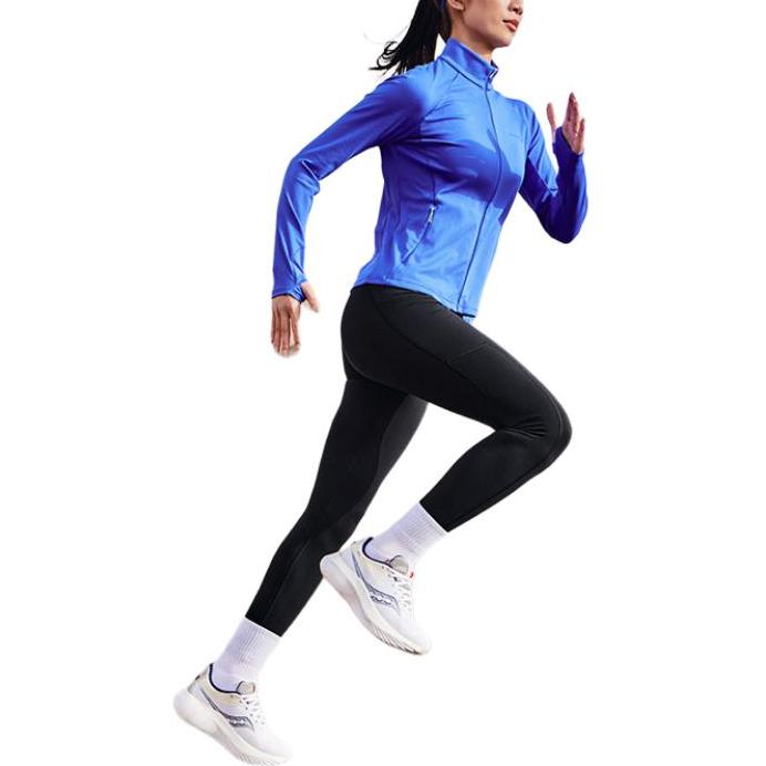 SAUCONY Solid Color Slim Fit Sports Long Pants Women Bottoms Black SC1230101A-BK01
