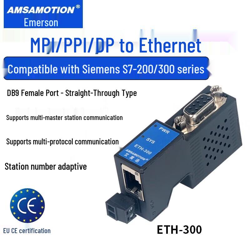 Aimoxun ETH-300 Siemens PLC MPI/DP To Ethernet Converter