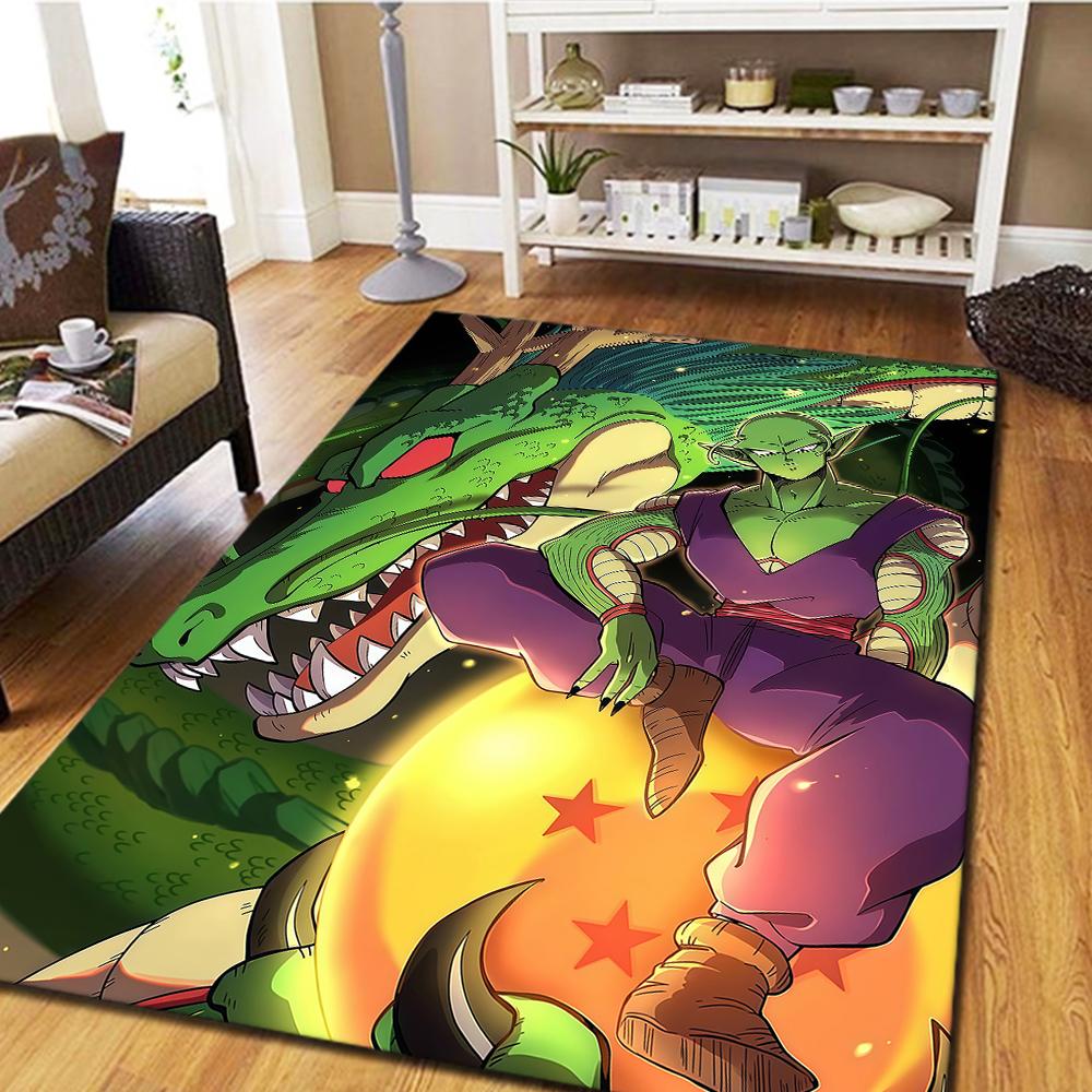 Dragon Ball Piccolo Carpet for Living Room Bedroom, Home Decor Movie Mat Cool Play Floor Mat -HE19