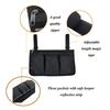 Wheelchair Side Bag Armrest Pouch Waterproof Polyester Storage Accessories for Walkers Rollators