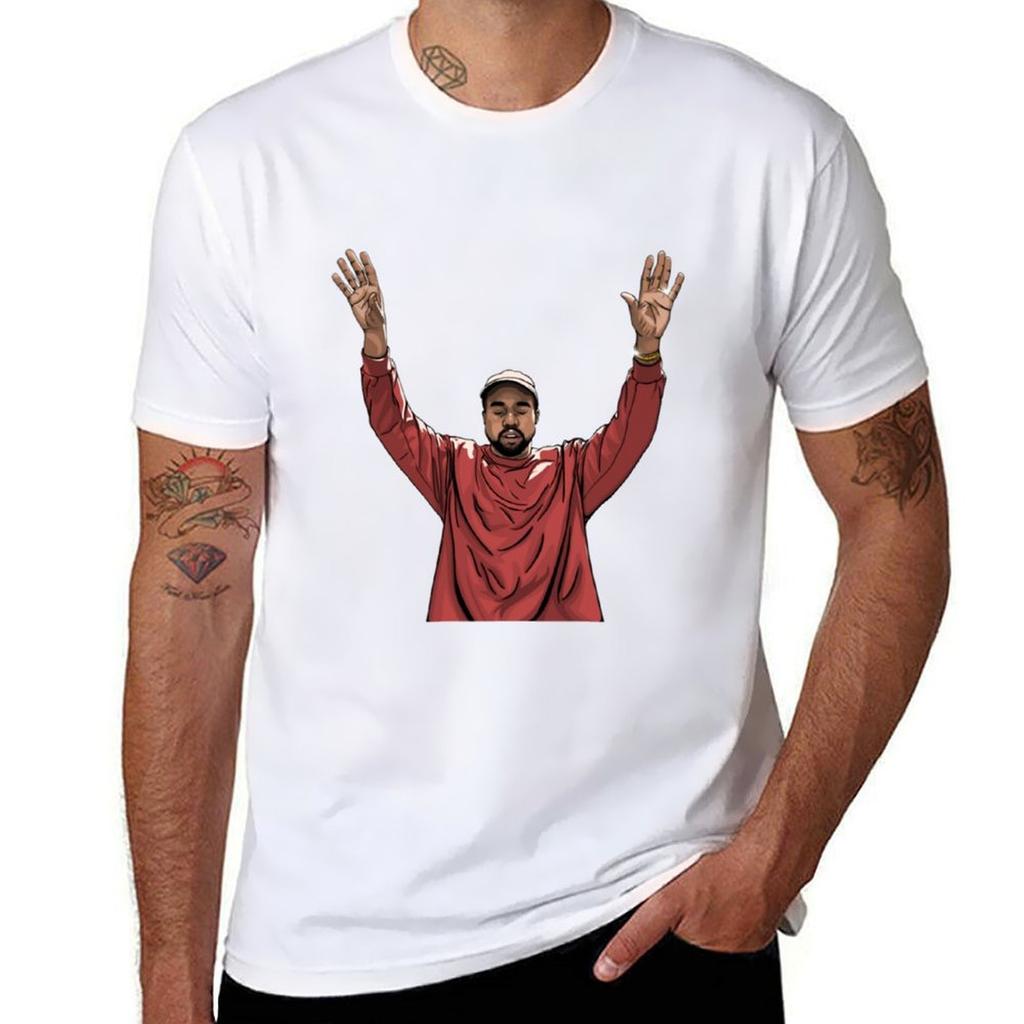 Kanye West TShirt Breathable Basic Cotton TShirt